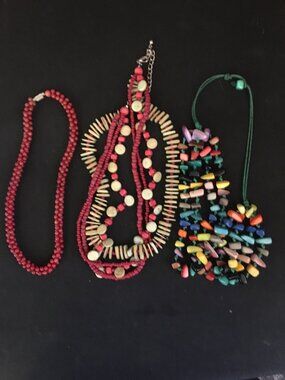 Summer Magic: Three Lightweight Tropical Beaded Necklaces in Vivid Colors
